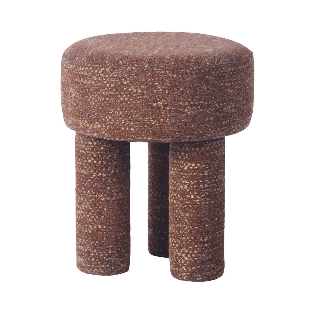 American Home Furniture | TOV Furniture - Claire Sedona Brown Knubby Stool