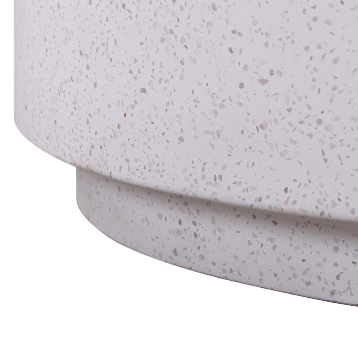 TOV Furniture Terrazzo Light Speckled Coffee Table OUTDOOR COFFEE TABLES