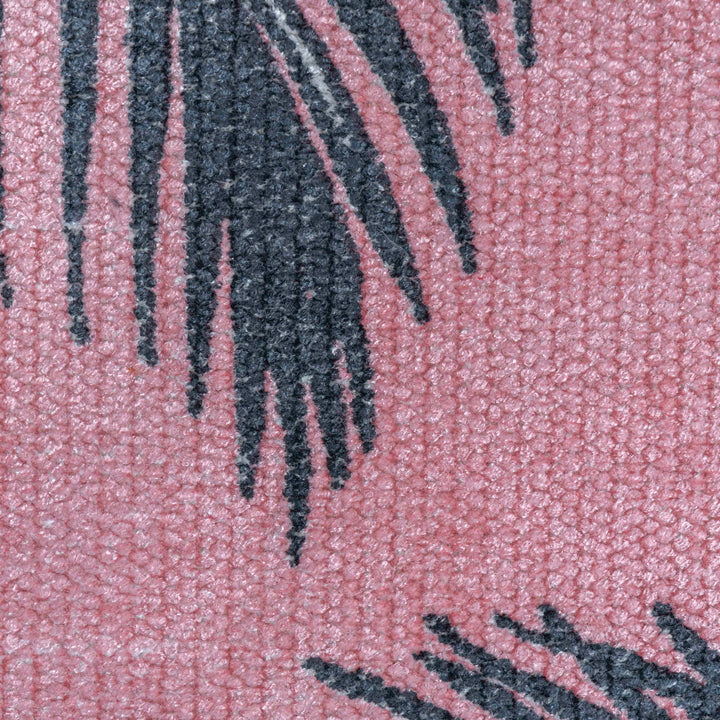 American Home Furniture | TOV Furniture - Palm Beach Grey & Pink 5' x 8' Area Rug