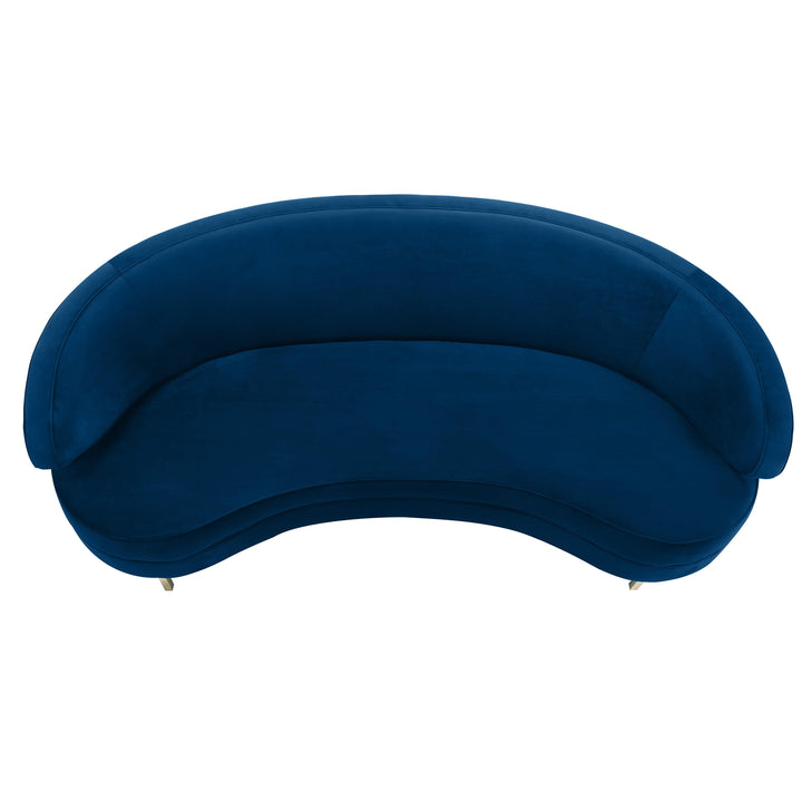 American Home Furniture | TOV Furniture - Baila Navy Velvet Sofa