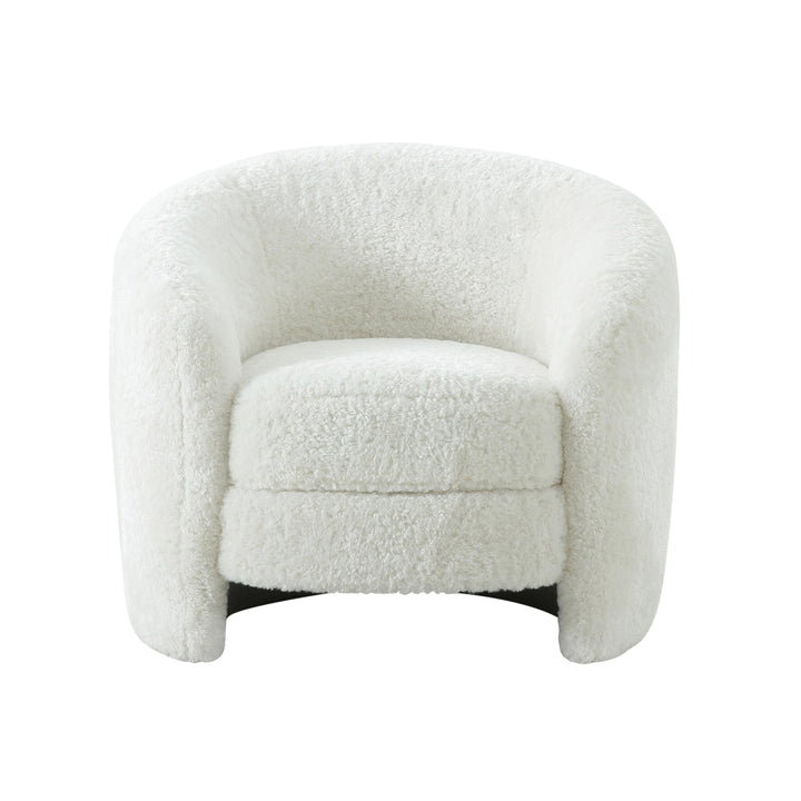 TOV Furniture Dakota Faux Shearling Armchair ACCENT + LOUNGE CHAIRS