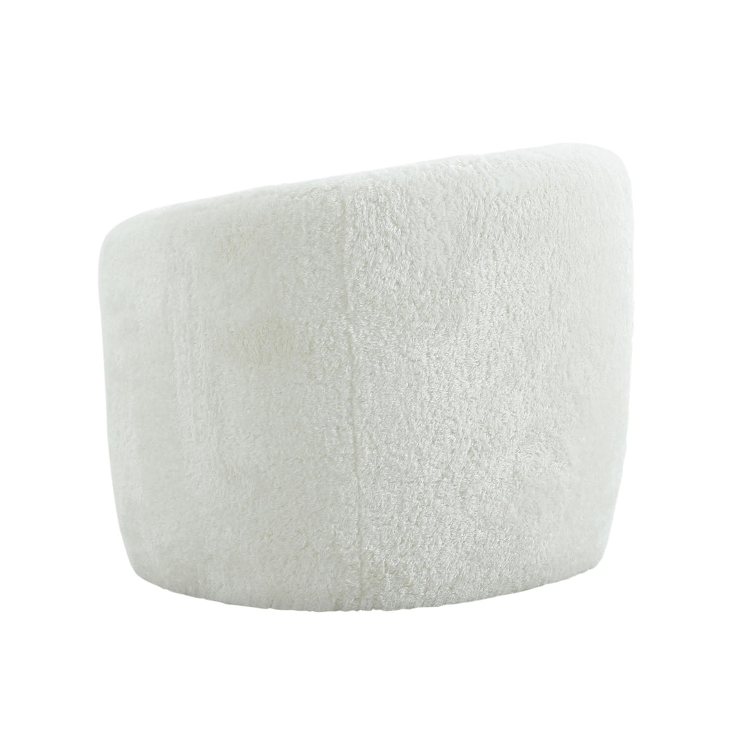 TOV Furniture Dakota Faux Shearling Armchair ACCENT + LOUNGE CHAIRS