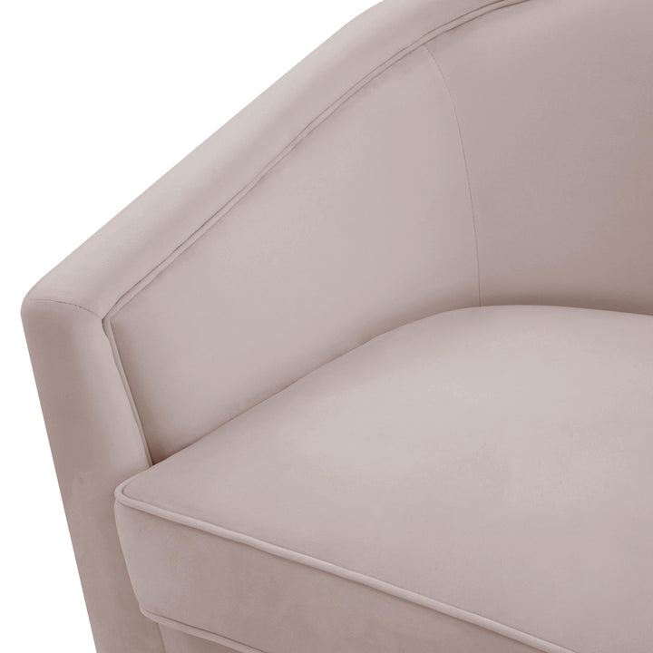 American Home Furniture | TOV Furniture - Flapper Blush Swivel Chair