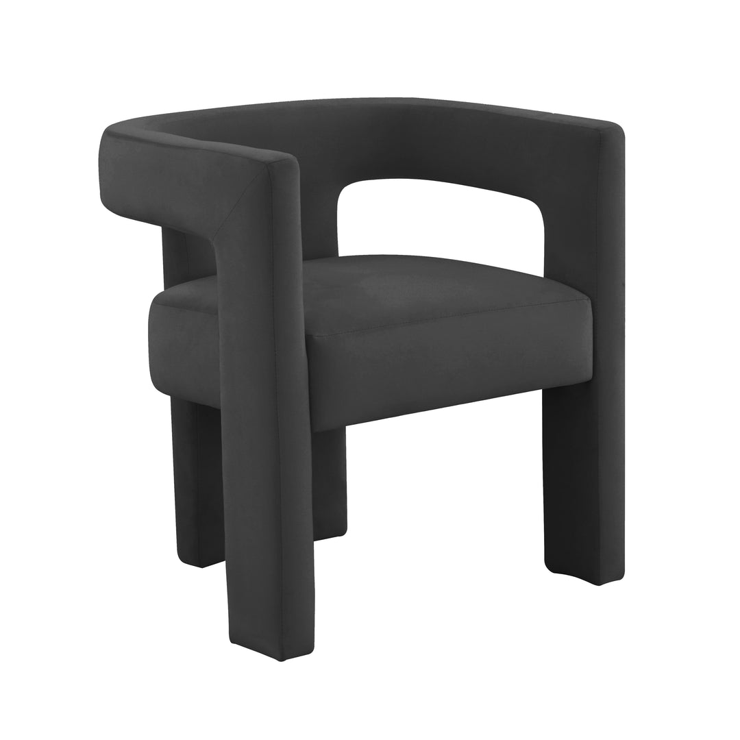 American Home Furniture | TOV Furniture - Sloane Black Velvet Chair