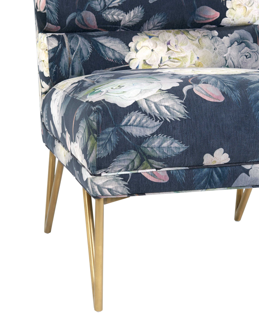 American Home Furniture | TOV Furniture - Kelly Floral Velvet Chair