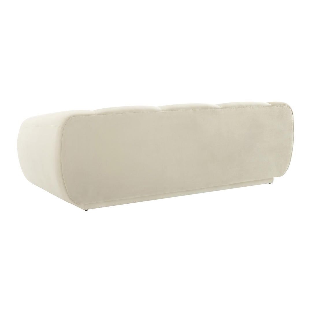 American Home Furniture | TOV Furniture - Emmet Cream Velvet Sofa