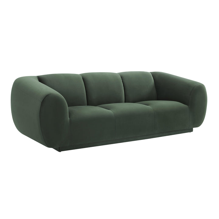 American Home Furniture | TOV Furniture - Emmet Forest Green Velvet Sofa