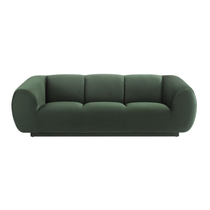 American Home Furniture | TOV Furniture - Emmet Forest Green Velvet Sofa