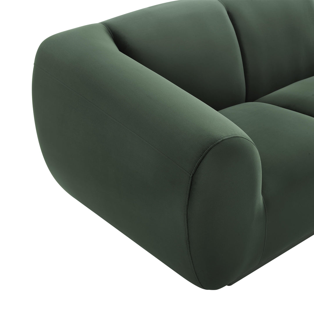 American Home Furniture | TOV Furniture - Emmet Forest Green Velvet Sofa