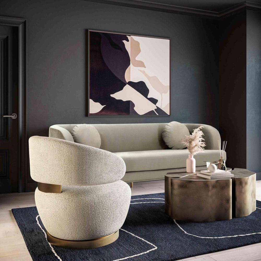 American Home Furniture | TOV Furniture - Austin Faux Shearling Chair