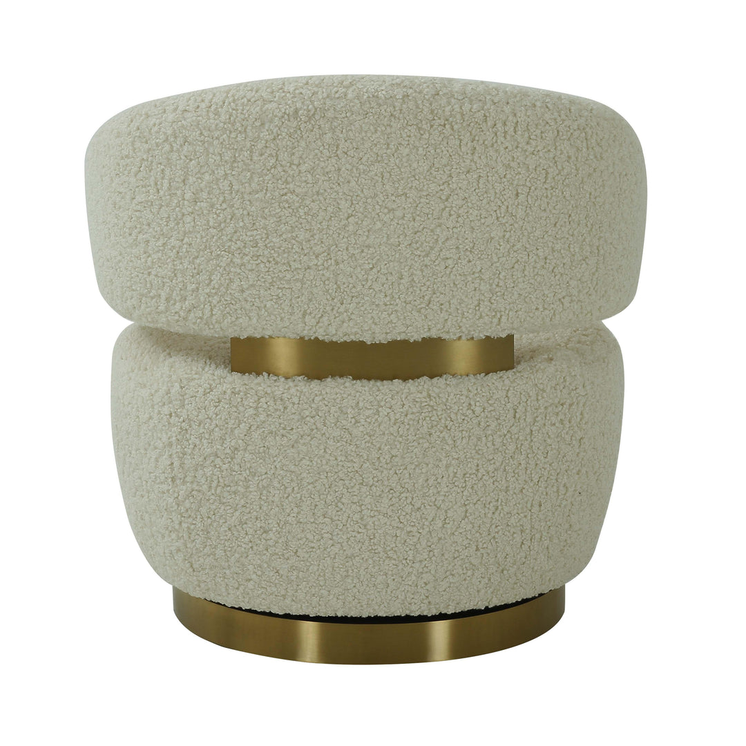 TOV Furniture Austin Faux Shearling Chair ACCENT + LOUNGE CHAIRS