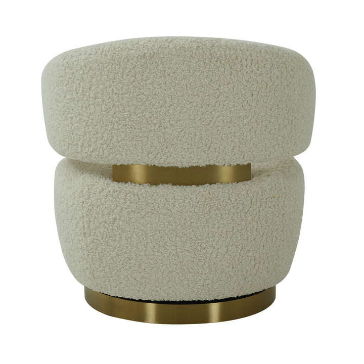 TOV Furniture Austin Faux Shearling Chair ACCENT + LOUNGE CHAIRS