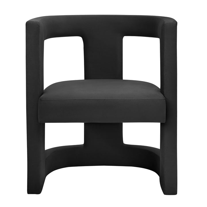 American Home Furniture | TOV Furniture - Ada Black Velvet Chair
