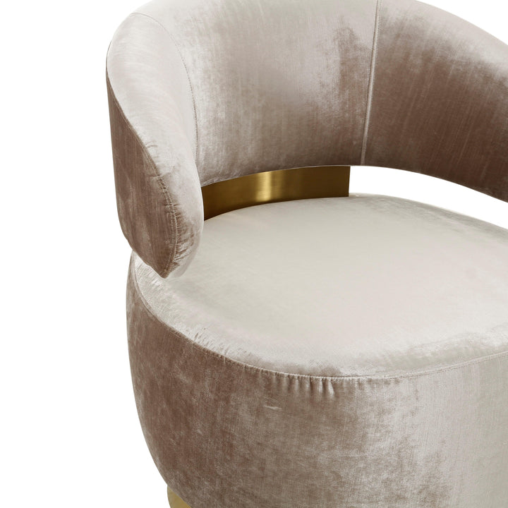 TOV Furniture Austin Champagne Chair ACCENT + LOUNGE CHAIRS