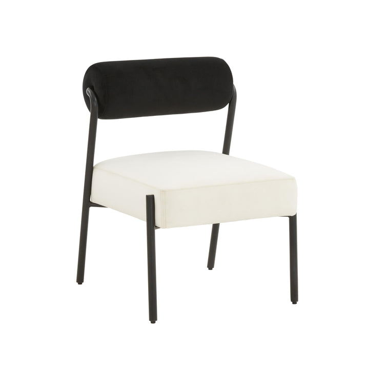 American Home Furniture | TOV Furniture - Jolene Cream Velvet Accent Chair