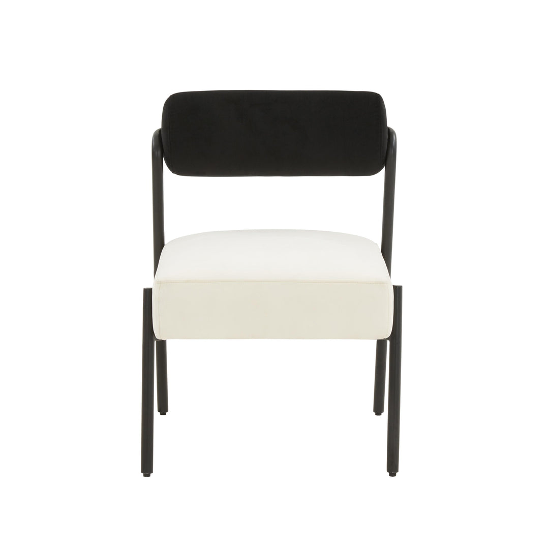 American Home Furniture | TOV Furniture - Jolene Cream Velvet Accent Chair