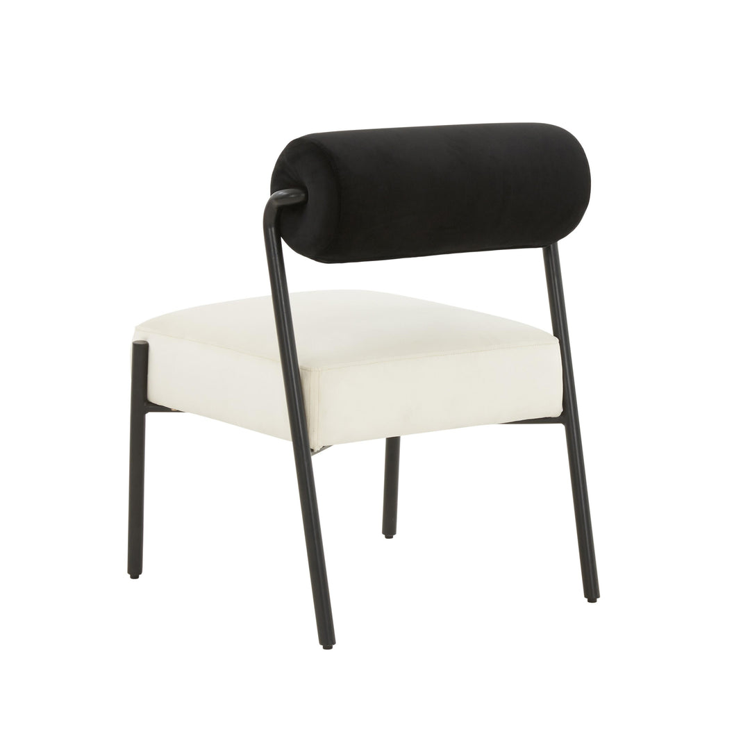 American Home Furniture | TOV Furniture - Jolene Cream Velvet Accent Chair