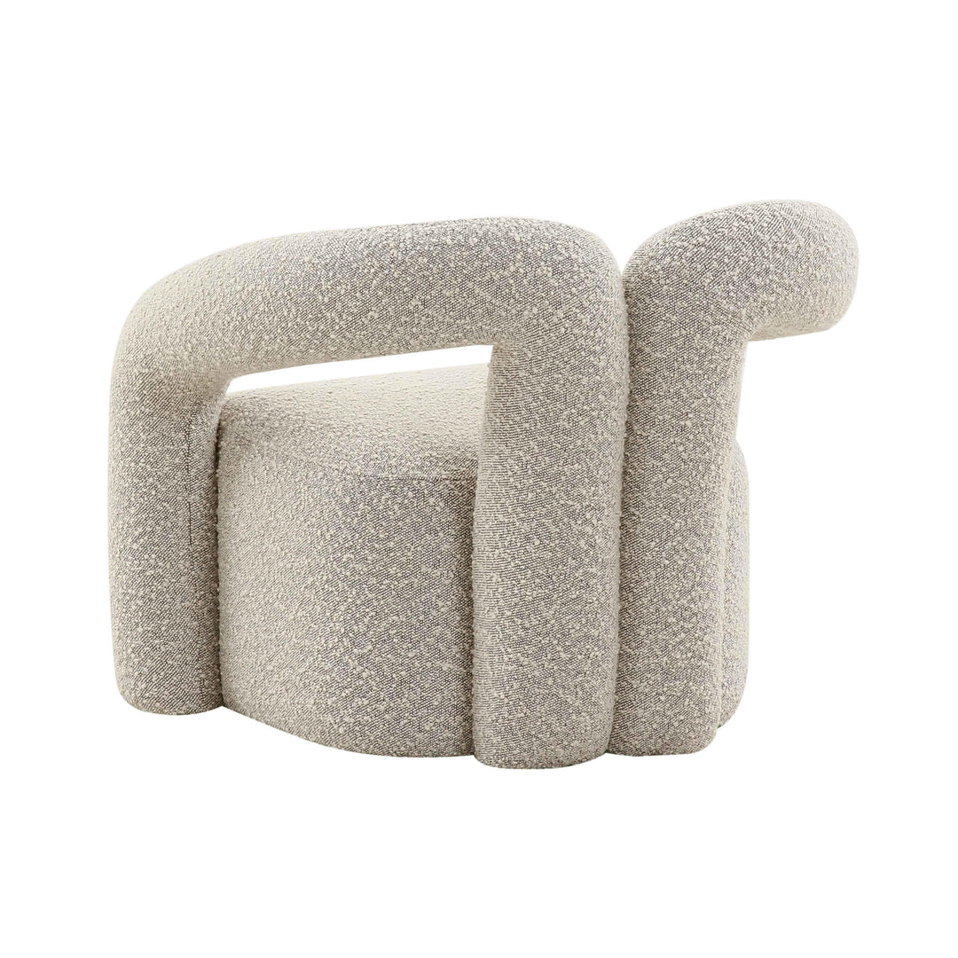 TOV Furniture Jenn Speckled Boucle Accent Chair ACCENT + LOUNGE CHAIRS