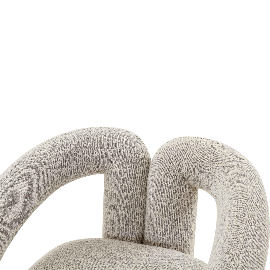 TOV Furniture Jenn Speckled Boucle Accent Chair ACCENT + LOUNGE CHAIRS