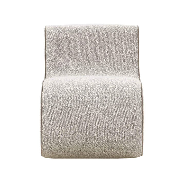 TOV Furniture Senna Speckled Grey Boucle Accent Chair ACCENT + LOUNGE CHAIRS