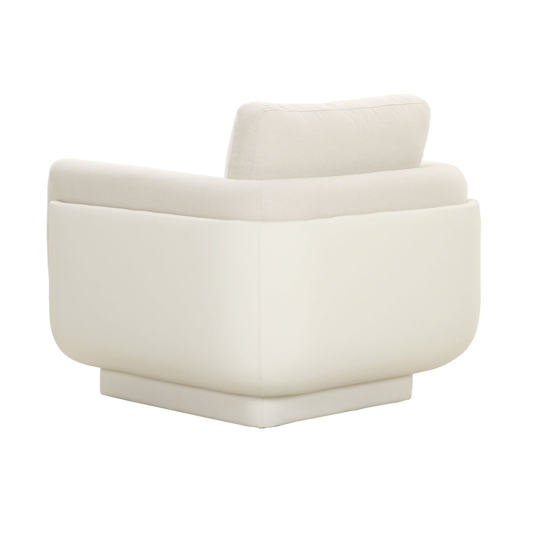 American Home Furniture | TOV Furniture - Rhonnie Cream Monotone Armchair