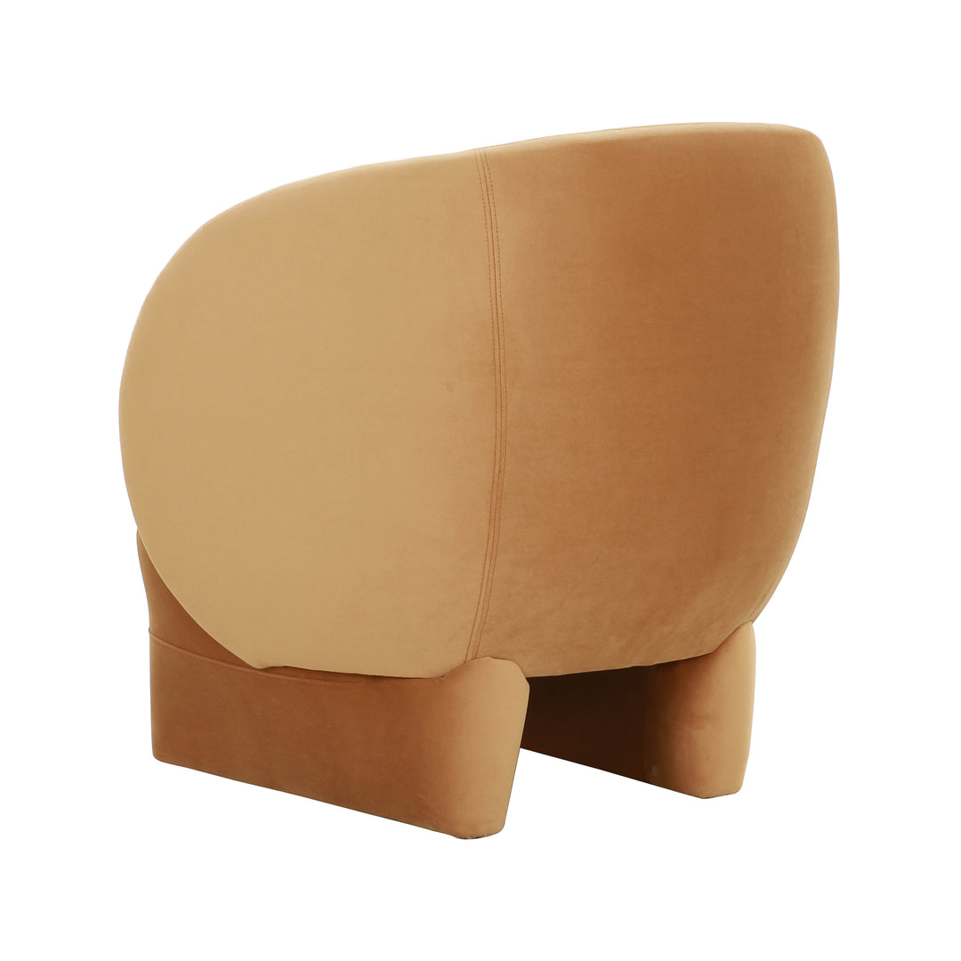 American Home Furniture | TOV Furniture - Kiki Cognac Velvet Accent Chair