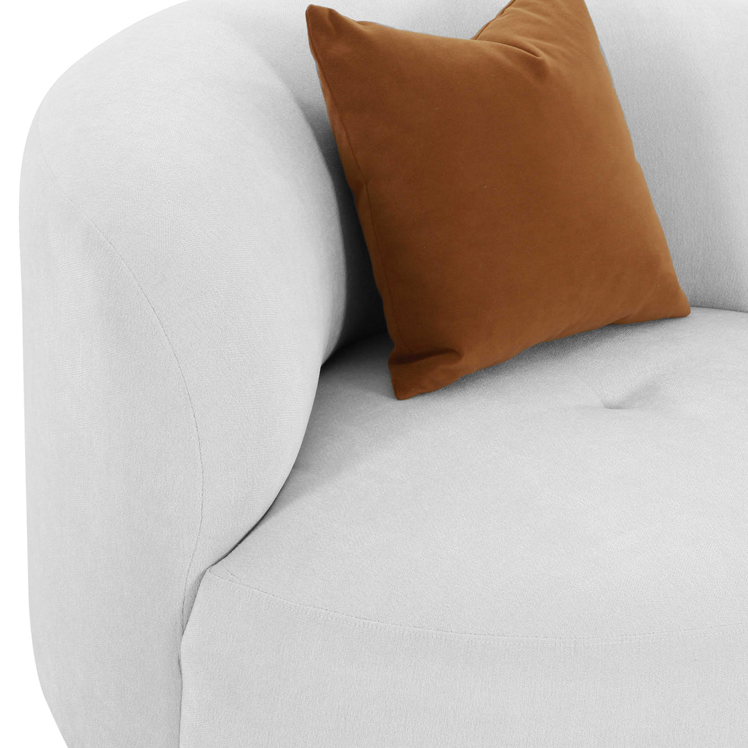 American Home Furniture | TOV Furniture - Fickle Grey Velvet Swivel Chair