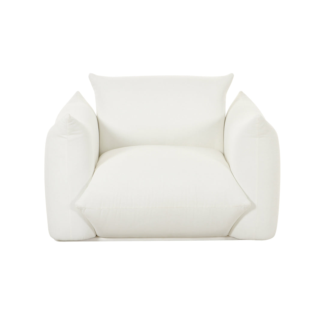 American Home Furniture | TOV Furniture - Saint Tropez Pearl Stuffed Armchair