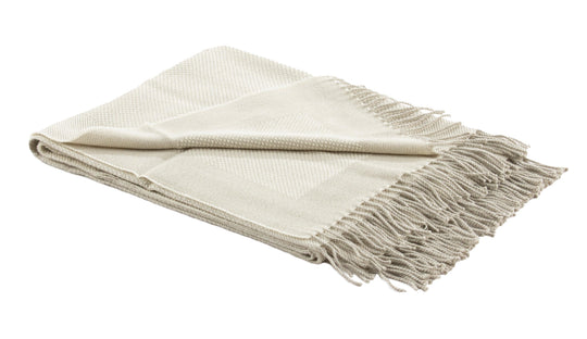 Fibre by Auskin - Chloe Baby Alpaca Throw - TPCH13X18-WCA | American Home Furniture