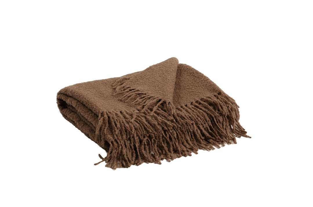 Boucle Baby Alpaca Throw - AmericanHomeFurniture