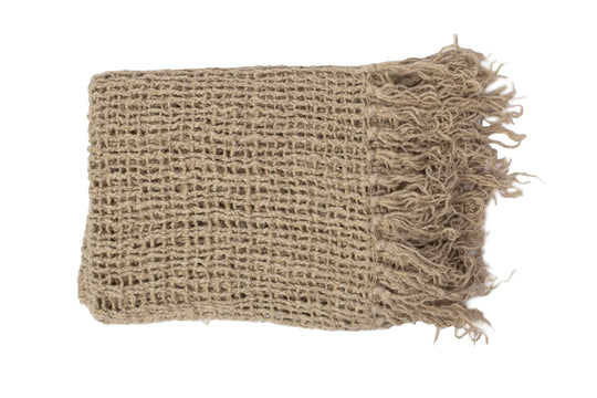 Fibre by Auskin - Lantana Artisinal Handwoven Throw - TRVLANTANA12X15-WEC | American Home Furniture