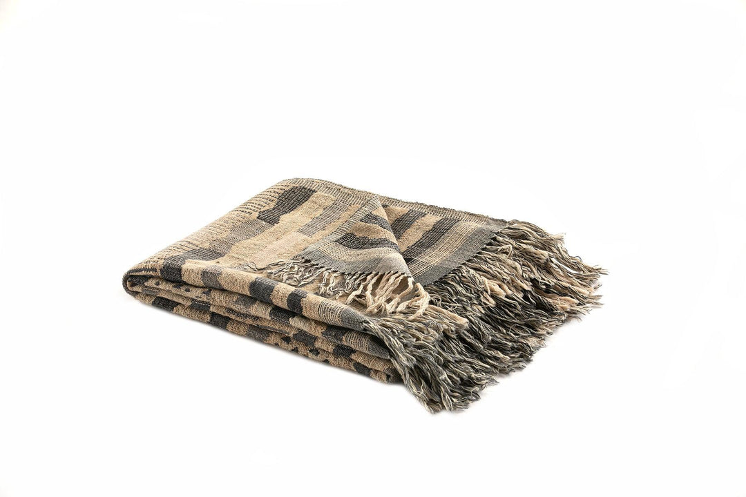 Safari Throw Wool/Silk - AmericanHomeFurniture