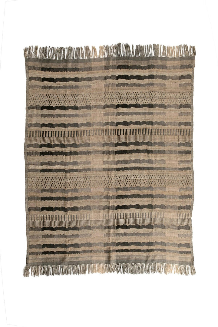 Safari Throw Wool/Silk - AmericanHomeFurniture