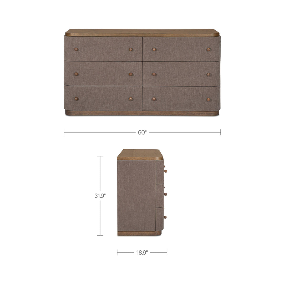 Simone 6 Drawer Dresser