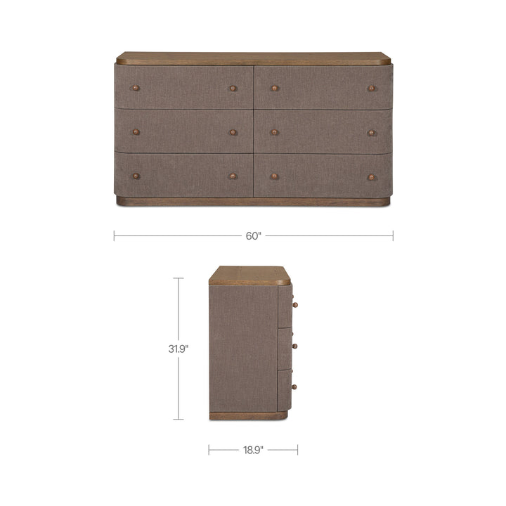 Simone 6 Drawer Dresser