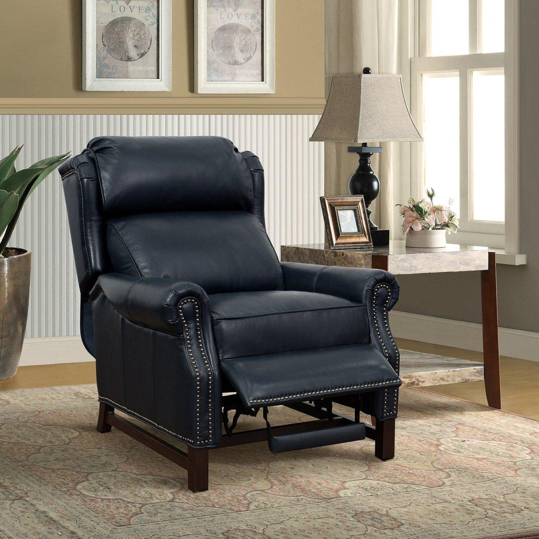 Thornfield Push Thru The Arms Recliner - AmericanHomeFurniture