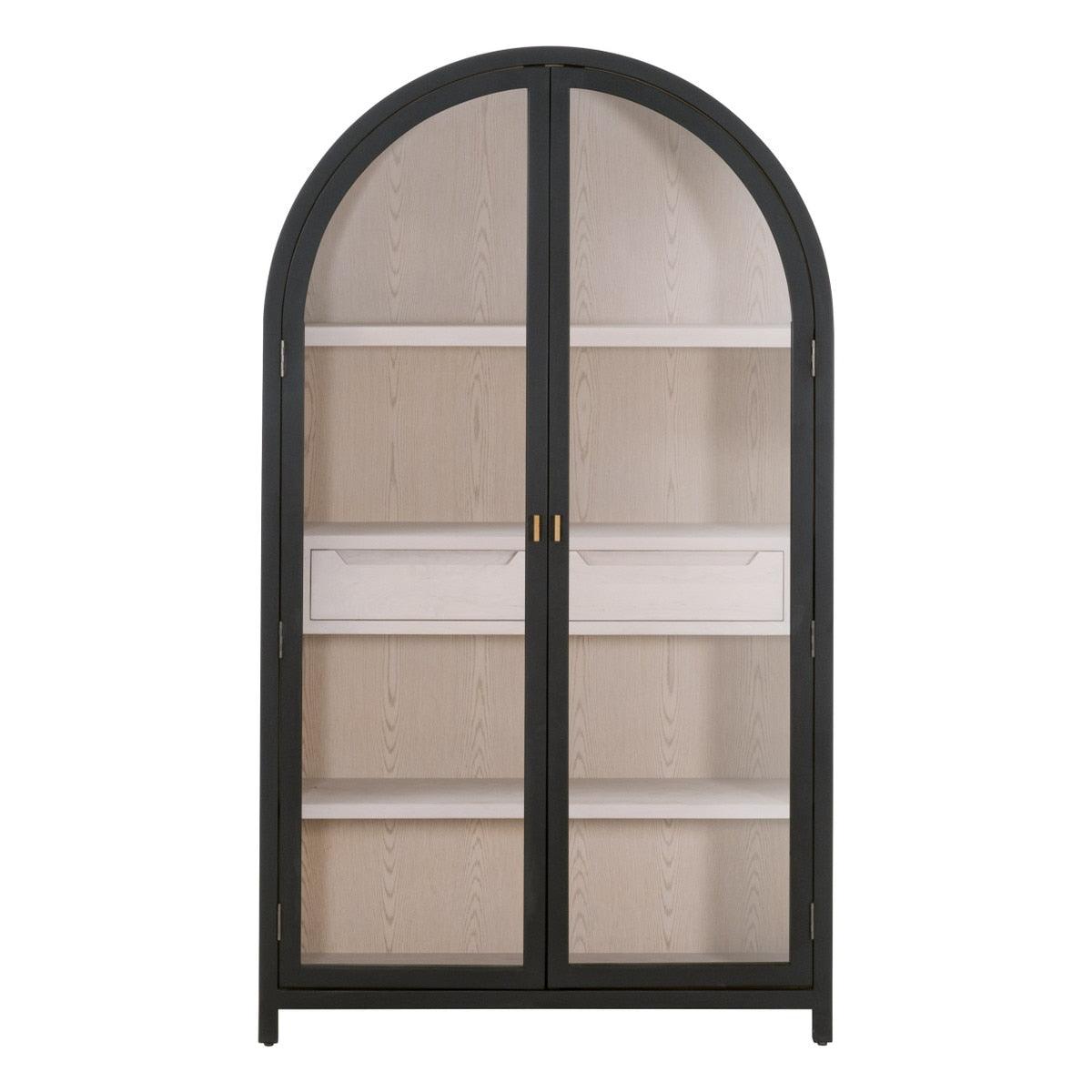 Essentials For Living - Toulouse Display Cabinet - 8110.BLK-BIR/NO | American Home Furniture