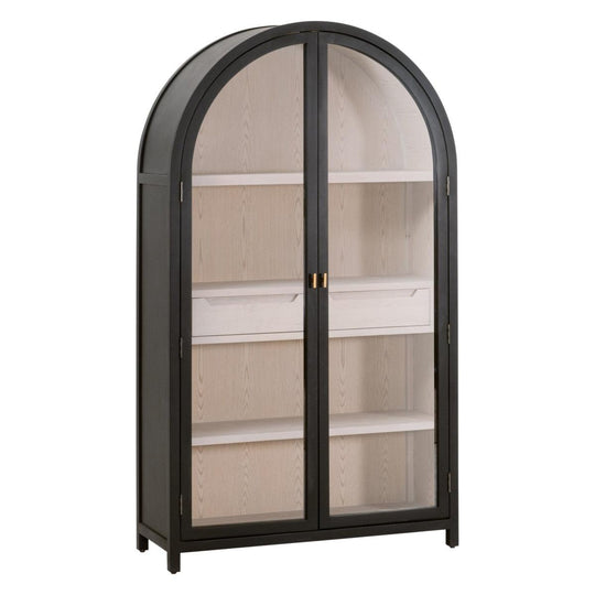Essentials For Living - Toulouse Display Cabinet - 8110.BLK-BIR/NO | American Home Furniture