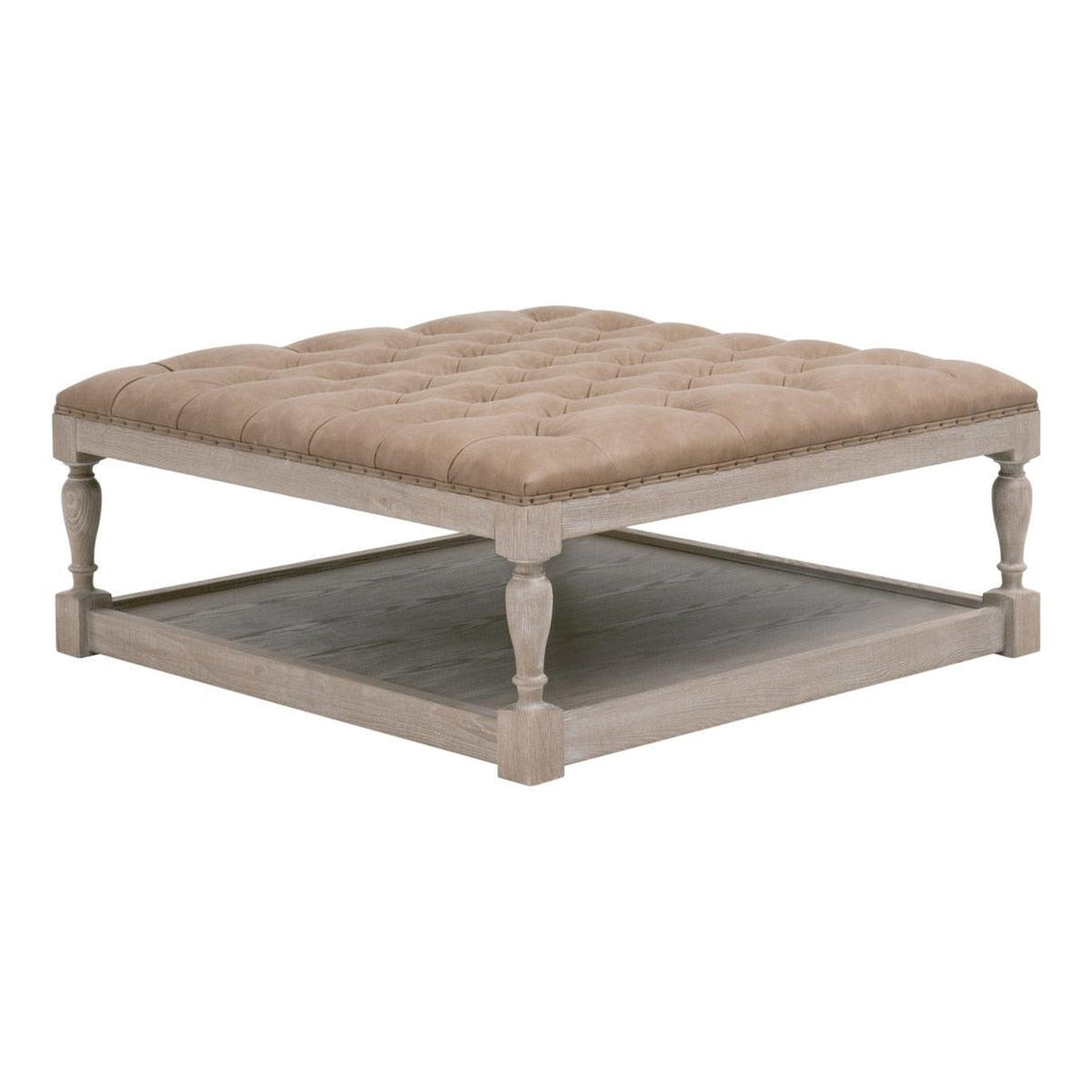 Townsend Tufted Upholstered Coffee Table - AmericanHomeFurniture