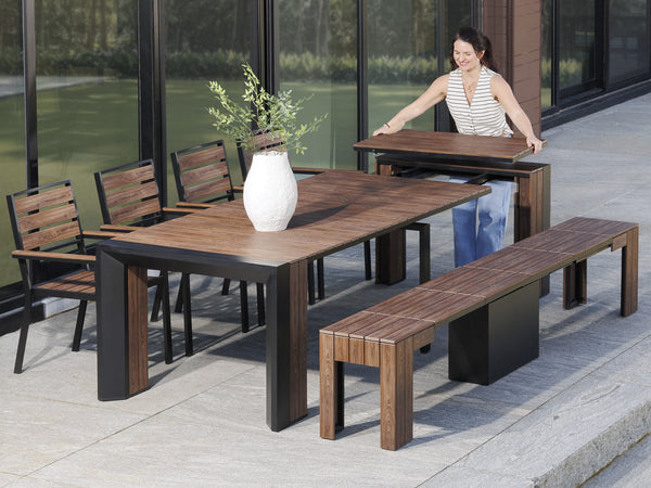 Transformer Outdoor Table Dining Set