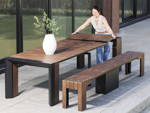 Transformer Outdoor Table Dining Set