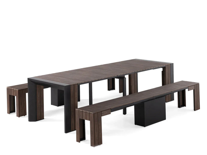 Transformer Outdoor Table Dining Set
