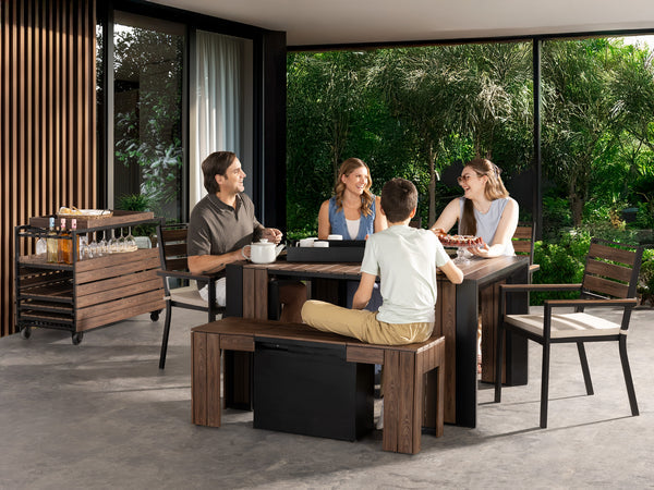 Transformer Outdoor Table Dining Set