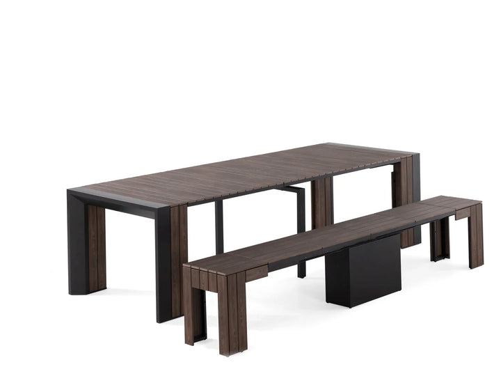 Transformer Outdoor Table Dining Set