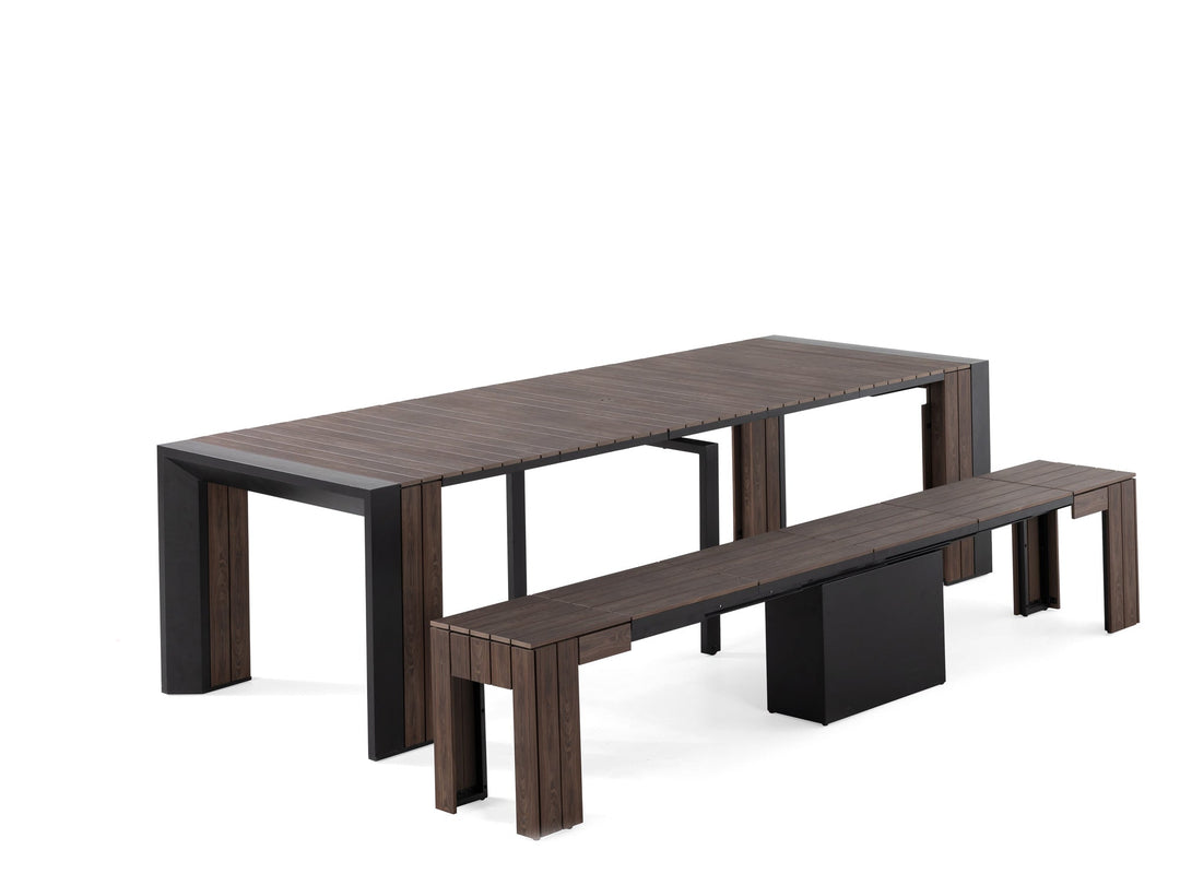 Transformer Outdoor Table Dining Set