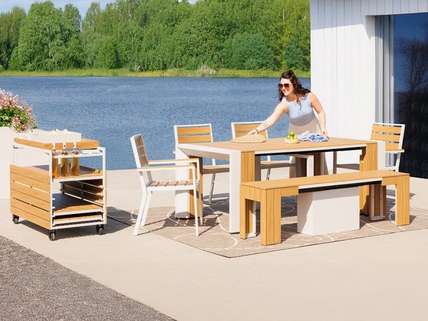 Transformer Outdoor Table Dining Set