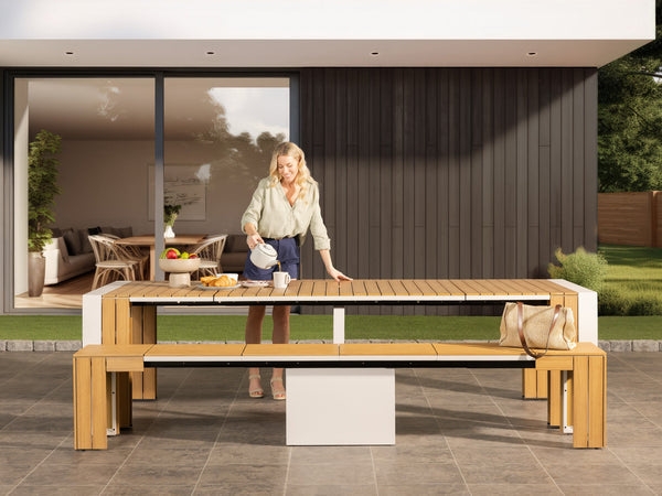 Transformer Outdoor Table Dining Set