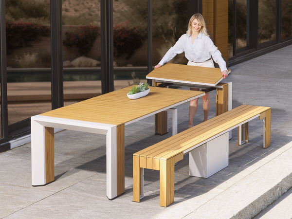 Transformer Outdoor Table Dining Set