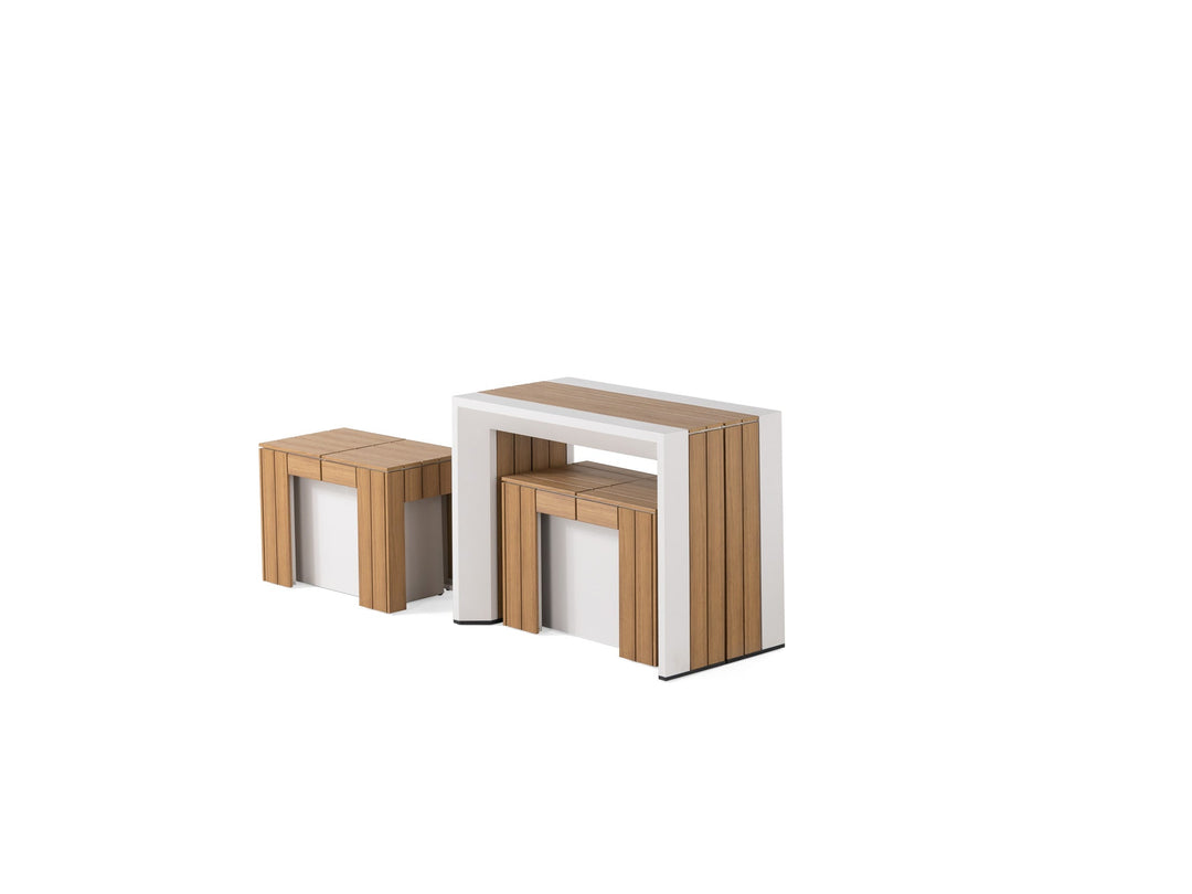 Transformer Outdoor Table Dining Set