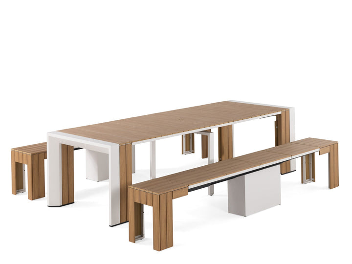 Transformer Outdoor Table Dining Set